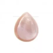 Mother-of-Pearl drop 8x10 mm Pink x1