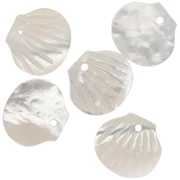 10x11 mm seashell sequin - Mother-of-pearl x1