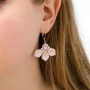 Mother-of-pearl petal, 14x10 mm - Pink x1