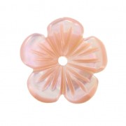 Mother-of-Pearl Flower 10 mm Pink x1