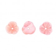 Mother-of-Pearl Flowers 8 mm Pink x4|raw }}