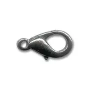 Lobster claw clasp 13mm black nickel tone