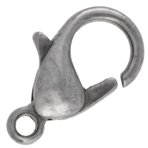 Lobster Clasp 12 mm - Gunmetal x1