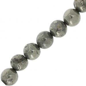Pyrite Beads 8 mm x10