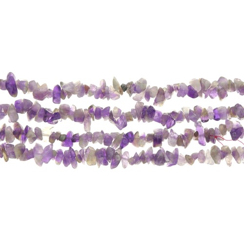 Amethyst 5 - 8 mm Chip beads x78cm