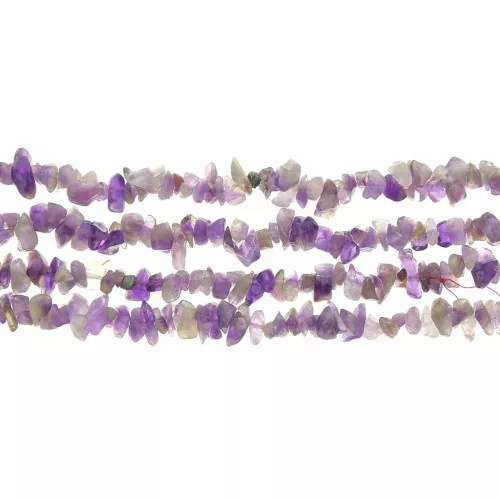 Amethyst 5 - 8 mm Chip beads x78cm