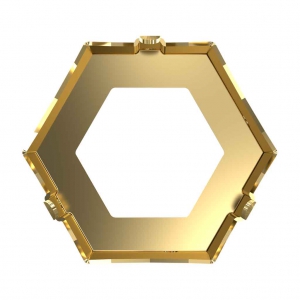Setting for PureCrystal Kaleidoscope Hexagon 4699 14x16 mm Gold Tone x1