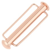Sliding clasp for weaving 31.5 mm beads - Rose Gold x1