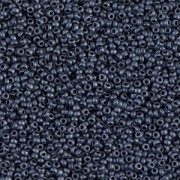 Miyuki Seed beads 15/0 2001 - Mat Gunmetal Metallic luster (Ex MR15/1254) x8g|raw }}