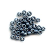 Miyuki Seed beads 15/0 2001 - Mat Gunmetal Metallic luster (Ex MR15/1254) x8g