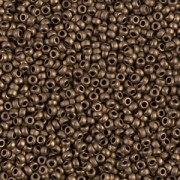 Miyuki Seed beads 15/0 2006 - Mat Metallic Dark Bronze|raw }}