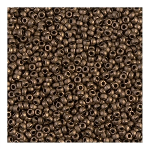 Miyuki Seed beads 15/0 2006 - Mat Metallic Dark Bronze