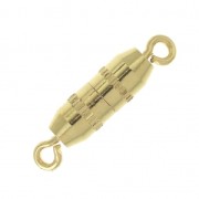 Screw-on clasp 10 mm Gilded with fine 24K x1