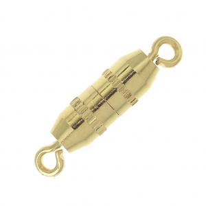 Screw-on clasp 10 mm Gilded with fine 24K x1