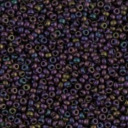 Miyuki Seed beads 11/0 2061 - Metallic Plum Emerald Iris Mat