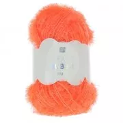 Creative Bubble - Sponge crochet thread tawashi Neon Orange x50g