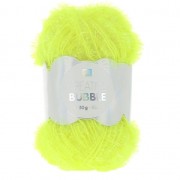 Creative Bubble - Sponge crochet thread tawashi Neon Yellow x50g