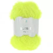 Creative Bubble - Sponge crochet thread tawashi Neon Yellow x50g