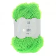 Creative Bubble - Sponge crochet thread tawashi Neon Green x50g