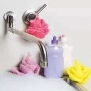 Creative Bubble - Sponge crochet thread tawashi Neon Fuchsia x50g