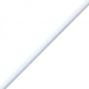 Sheathed elastic cord 3 mm White x 1 m|raw }}