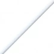 Sheathed elastic cord 3 mm White x 1 m