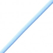 Sheathed elastic cord 3 mm Light Blue x 1 m|raw }}