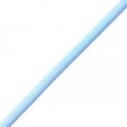 Sheathed elastic cord 3 mm Light Blue x 1 m