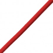 Sheathed elastic cord 3 mm Red x 1 m