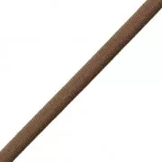 Sheathed elastic cord 3 mm Brown x 1 m