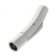 30x6 mm Stainless Steel Magnetic clasp for a 4 mm cord|raw }}