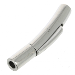 25x4 mm Stainless steel bayonet clasp for a 2 mm cord x1