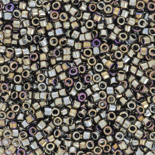 Miyuki Delica 11/0 DB0026 - Metallic Steel Iris