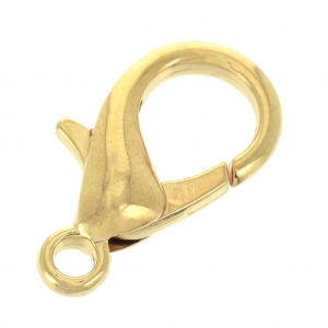 18mm Lobster claw clasp -  fine Gold plated x1