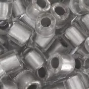 Miyuki Delica 8/0 DBL0271 - Crystal Spkl Silver Grey Lined