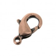 12mm Lobster Clasp - Antique Copper Tone x5|raw }}