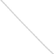 925 Sterling Silver 1.1mm cord mesh chain x50 cm
