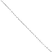 925 Sterling Silver 1.1mm cord mesh chain x50 cm