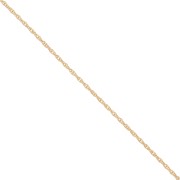 1.1mm cord mesh chain - Gold Plated 3 microns x50 cm