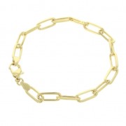 Rectangle mesh bracelet 5.60 mm - Gold Plated 3 microns x1|raw }}