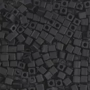 Cubes Miyuki 3mm SB3-401F - Black Mat x10g