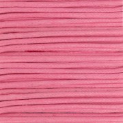 Cotton waxed cord 2mm Rosa x5m