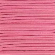 Cotton waxed cord 2mm Rosa x5m