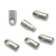 Terminators 2mm old-silver tone x10|raw }}