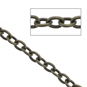 2.5mm Cable mesh chain - Bronze Tone x1m
