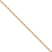 2.5mm Cable mesh chain - fine Gold plated x1m|raw }}