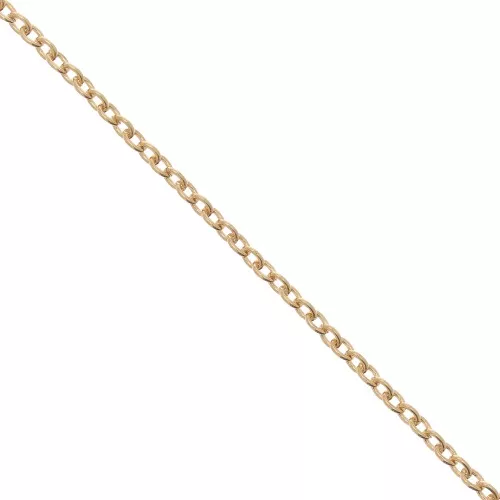 2.5mm Cable mesh chain - fine Gold plated x1m