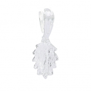 25 mm loop bail to stick - Fine silver plating x1