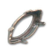 PureCrystal Navette cabochon setting 15x7mm Copper-colored|raw }}