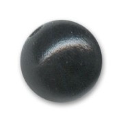 Wooden round beads 15mm Black x5|raw }}